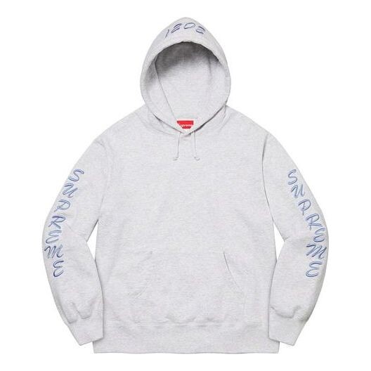 

Толстовка guardian hooded sweatshirt 'white grey blue' Supreme, белый