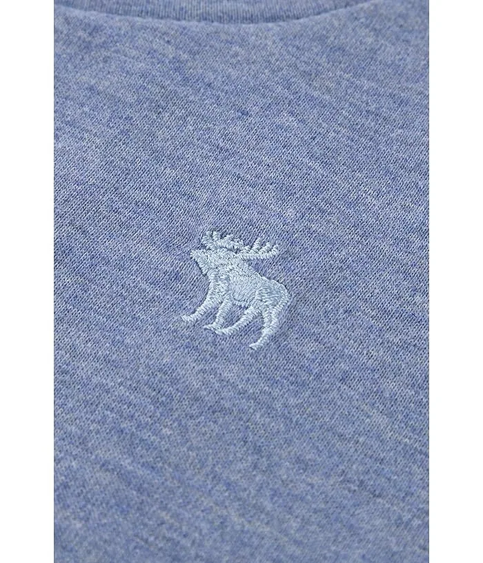 Пижама из полиэстера Boxy Tee & Pants Sleep Set abercrombie kids, Anf Colony Blue Heather — фото 3