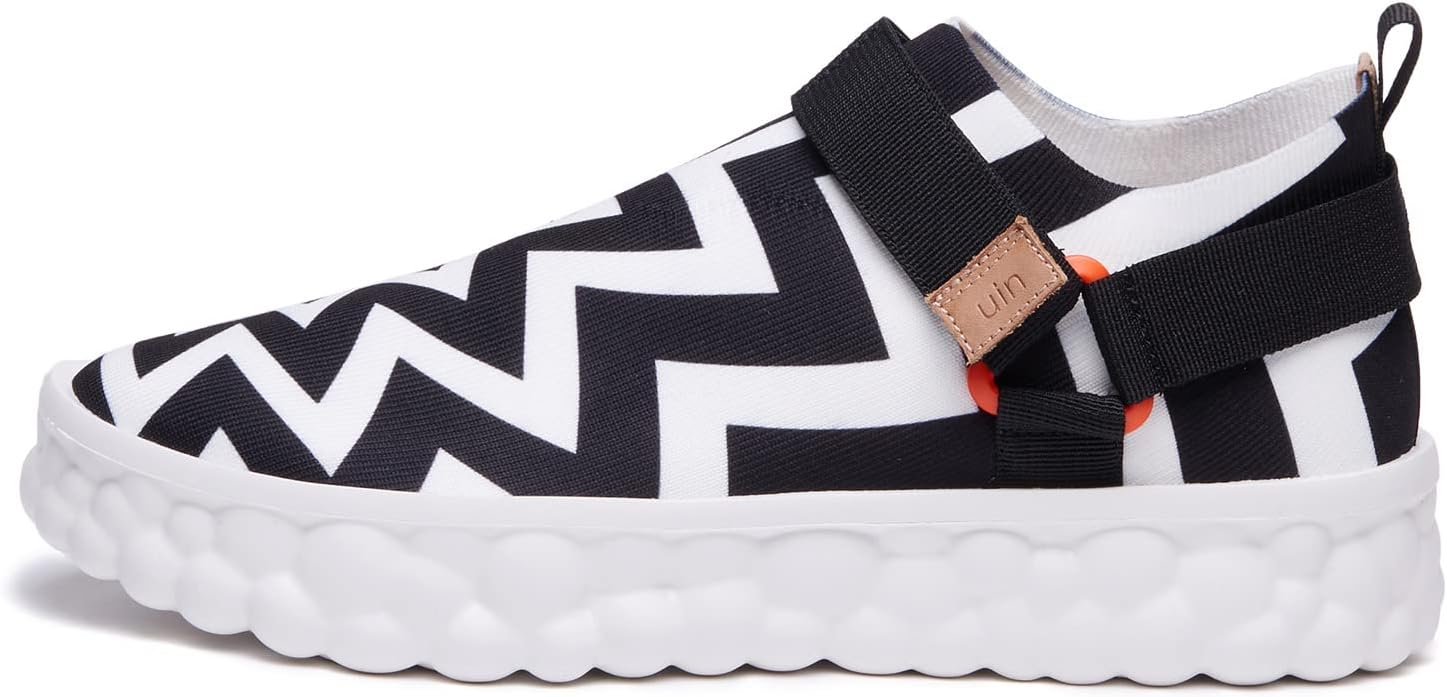 

Мужские модные кроссовки UIN Легкие прогулочные повседневные слипоны Художественно раскрашенные спортивные путешественные скейт-кроссовки Las Ramblas, Las Ramblasⅲ-rock It