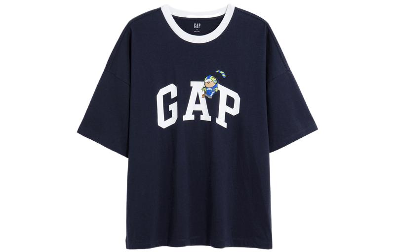 

Футболка унисекс цвета морской волны GAP, Marine Blue