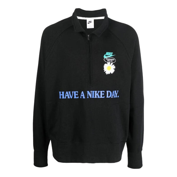 

Толстовка Nike Have A Nike Day Half Zip Sweat Black, черный