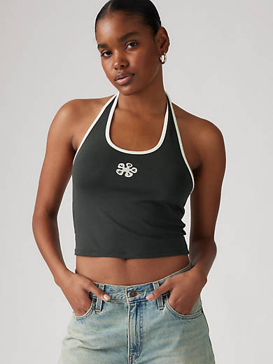 

Топ с графическим принтом Элла Холтер Levi's, цвет Pirate Black