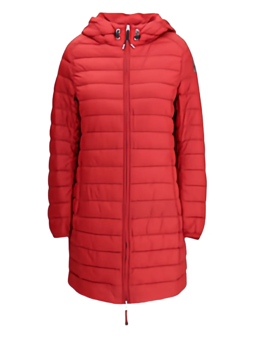 

Стеганое пальто с капюшоном Parajumpers, красный
