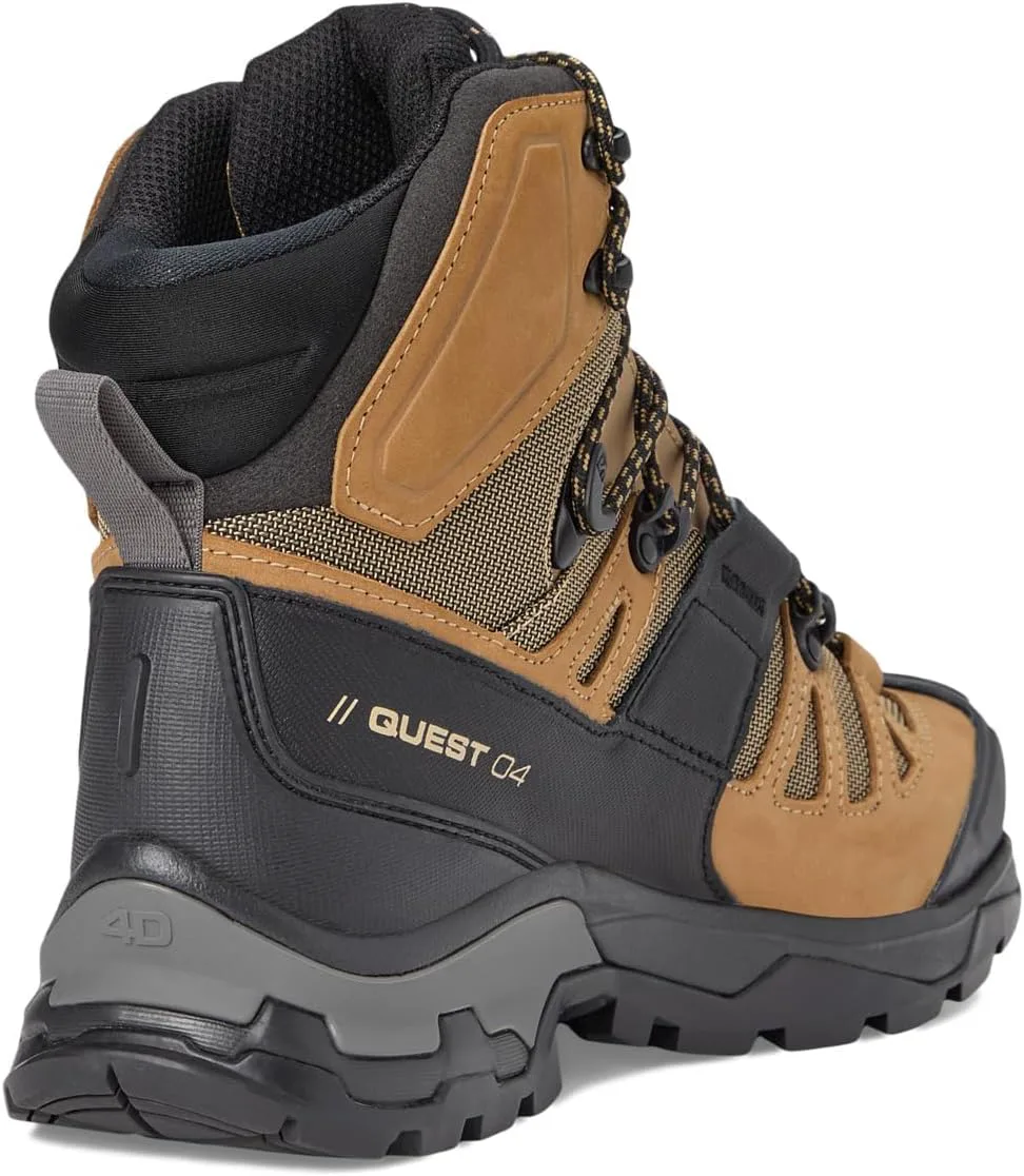 Мужские походные ботинки Salomon Quest 4 Gore-Tex для мужчин, черный — фото 4