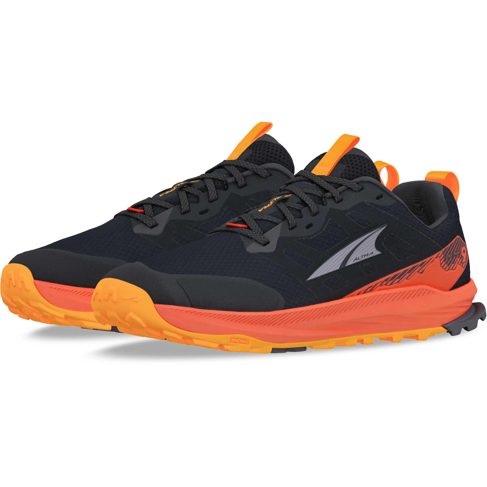 Мужские кроссовки для трейлраннинга Lone Peak 9 Altra, Black/Red — фото 3
