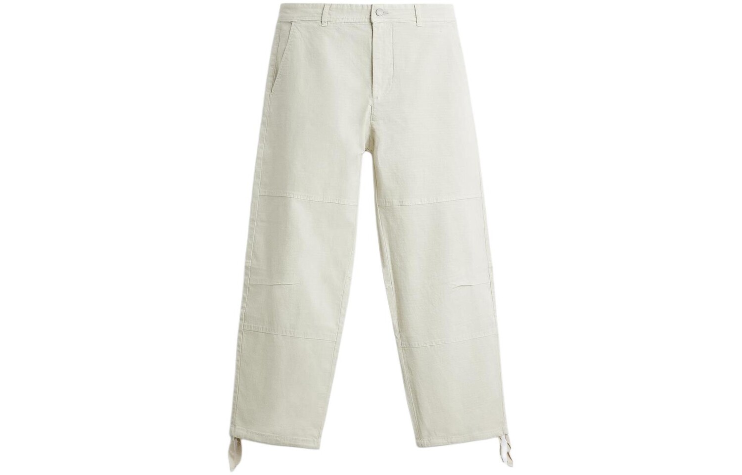 

Повседневные брюки мужские белые Zara, белый