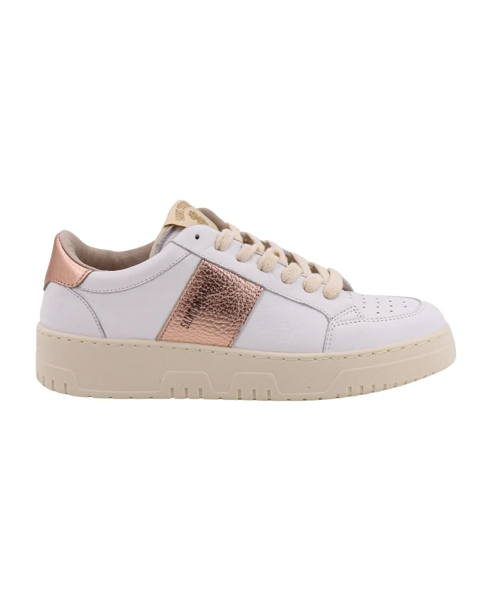 

Кроссовки из ламинированной кожи Saint Sneakers, белый