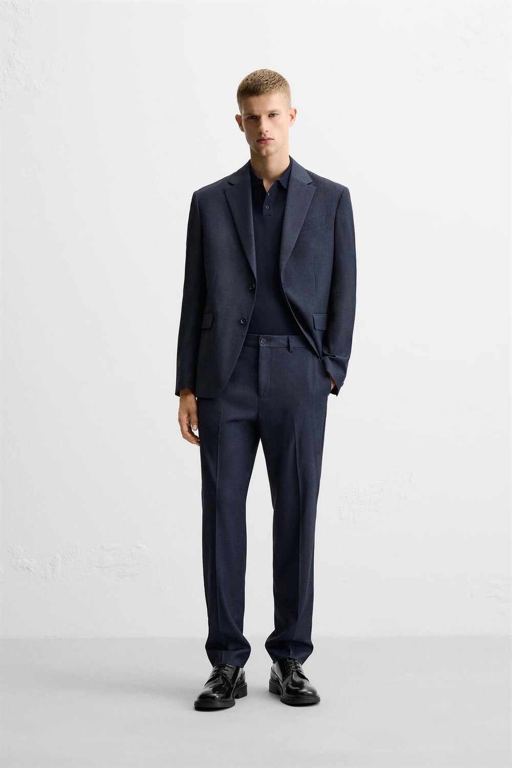 

Клетчатые костюмные брюки ZARA, синий