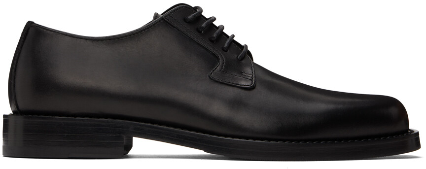 

Кожаные дерби Dries Van Noten, черный