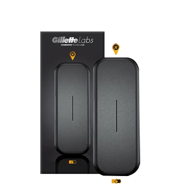 

Чехол для зарядки в дороге аксессуары для личной гигиены ручной термочувствительность 5 слойных лезвий Gillette, черный