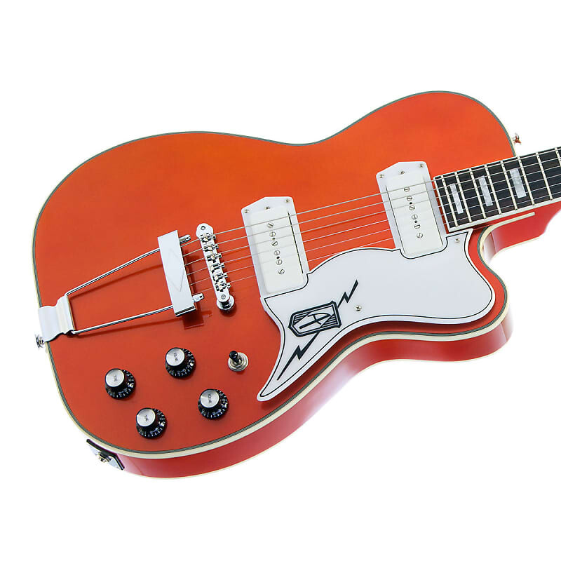 

Электрогитара Airline Guitars Tuxedo - Copper - Hollowbody Vintage Reissue Electric Guitar - NEW!