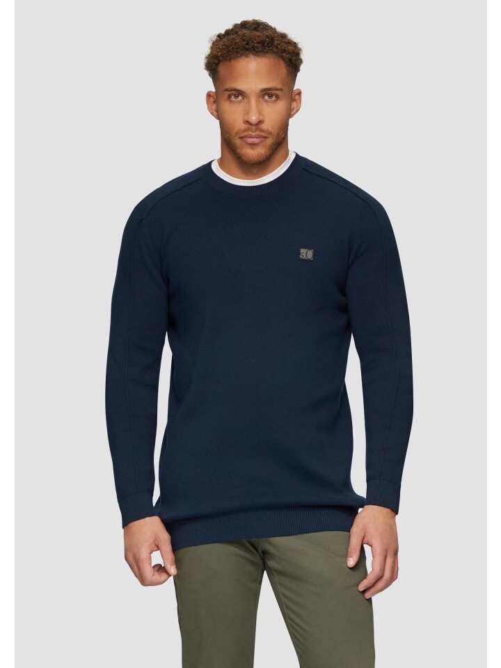 

Пуловер s.Oliver Strickpullover langarm, синий
