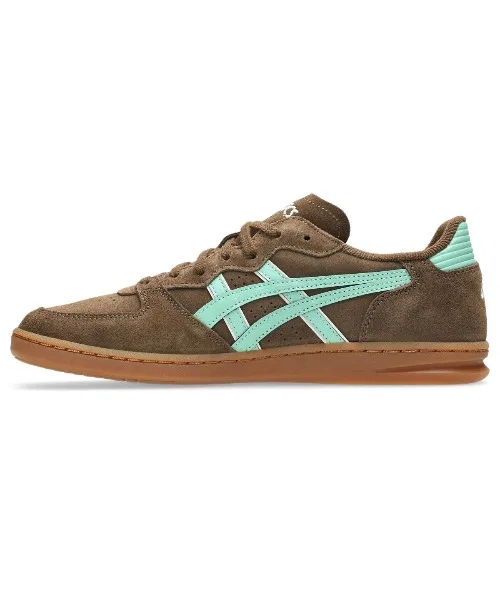 Мужские кроссовки ASICS SKYHAND OG из замши коричневые — фото 4