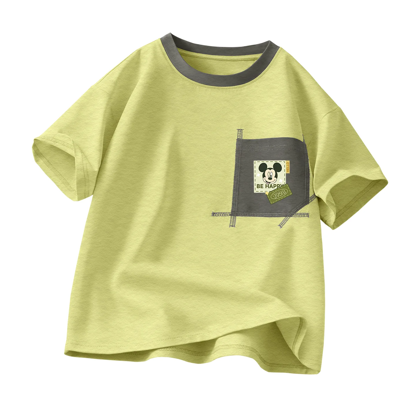 Футболка для детей Crew Neck Moderate Disney, dihei star k белый — фото 4