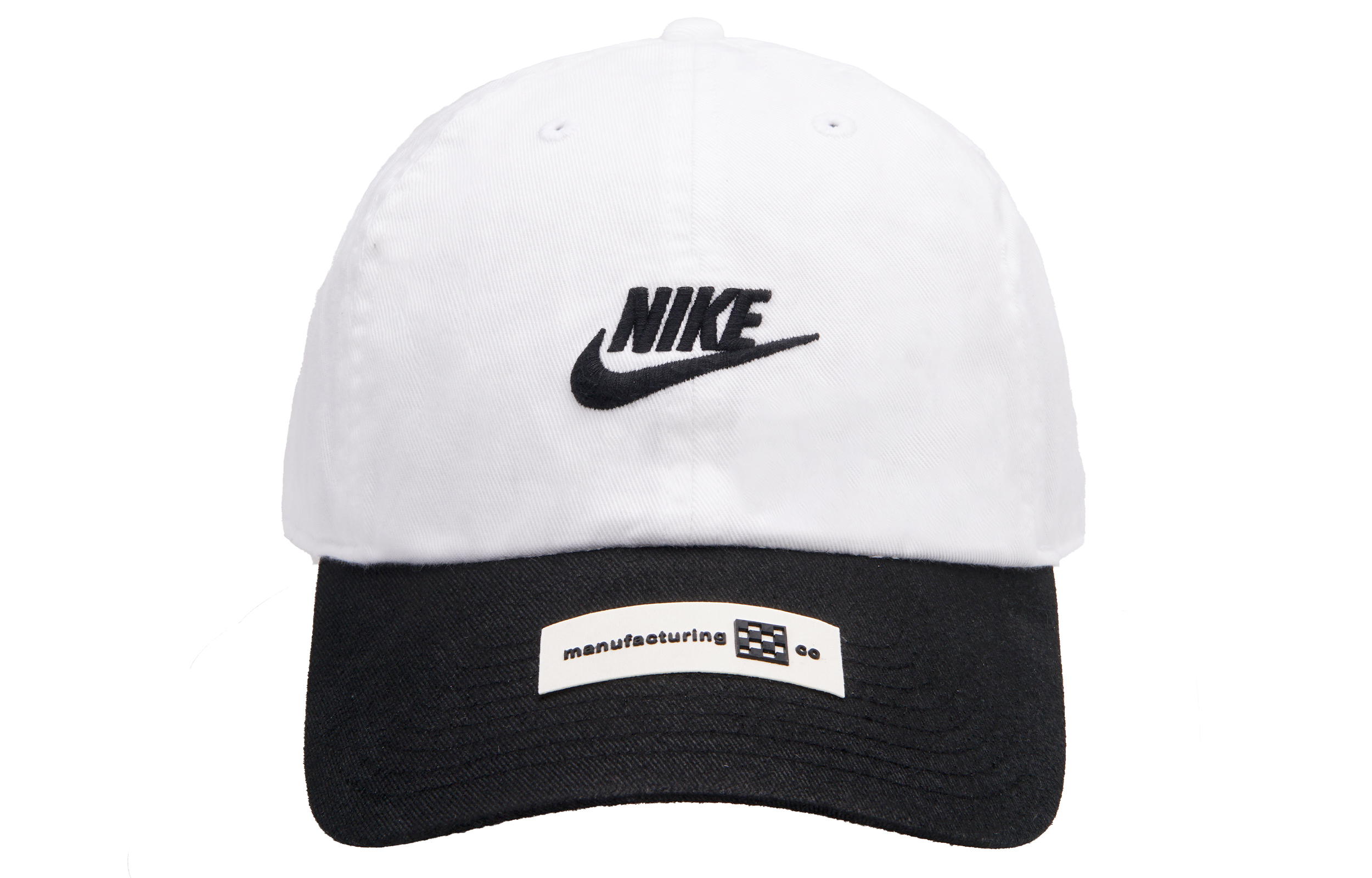 

Хлопковая бейсболка Unisex Nike, черный белый