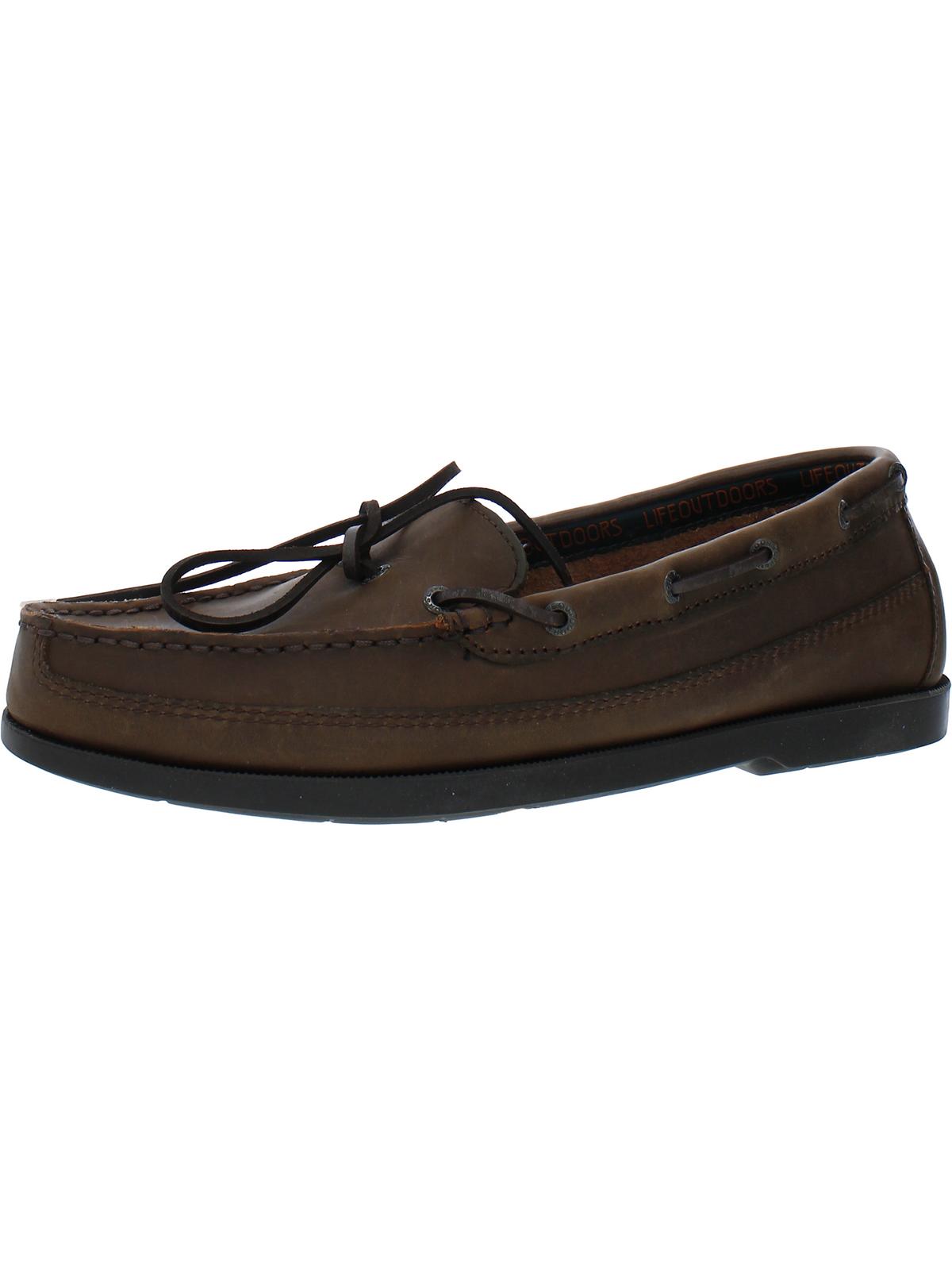 

Мужские кожаные туфли-лодочки Moc Toe Life Outdoors, темно-коричневый