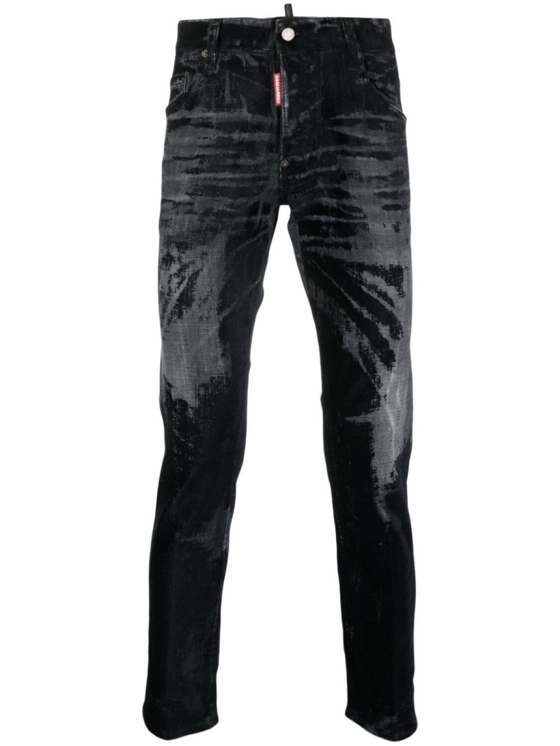

Dsquared2 джинсы скинни средней посадки, черный