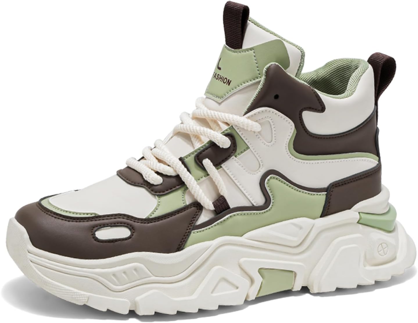 

Мужские кроссовки GSIGUL в ретро-стиле с цветными вставками, высокие, для тенниса, прогулок и повседневной носки, зеленый