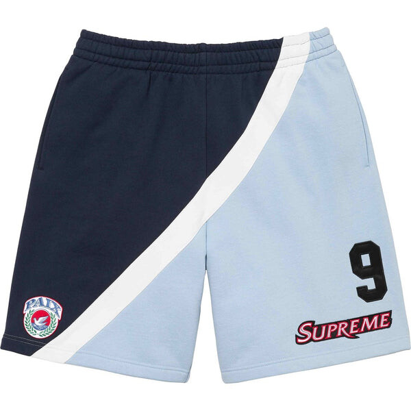 

Шорты equpe sweatshorts 'black white teal' Supreme, черный