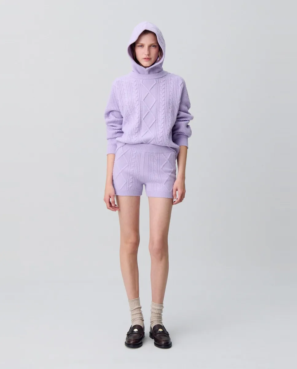 

Короткий женский джемпер Claudie Pierlot, сиреневый