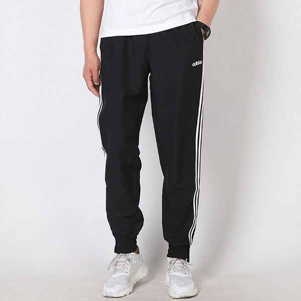 Штаны трикотажные спортивные свободные длинные штаны Adidas, черный — фото 4