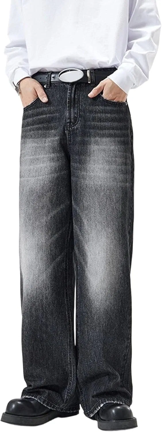 Джинсы прямые, Micro Fade Street, черный 4