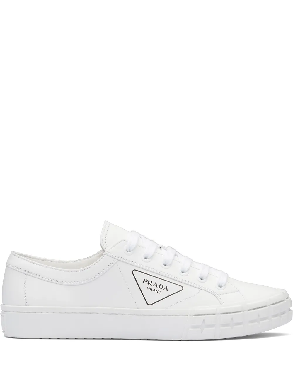 

Кеды с логотипом Prada, белый