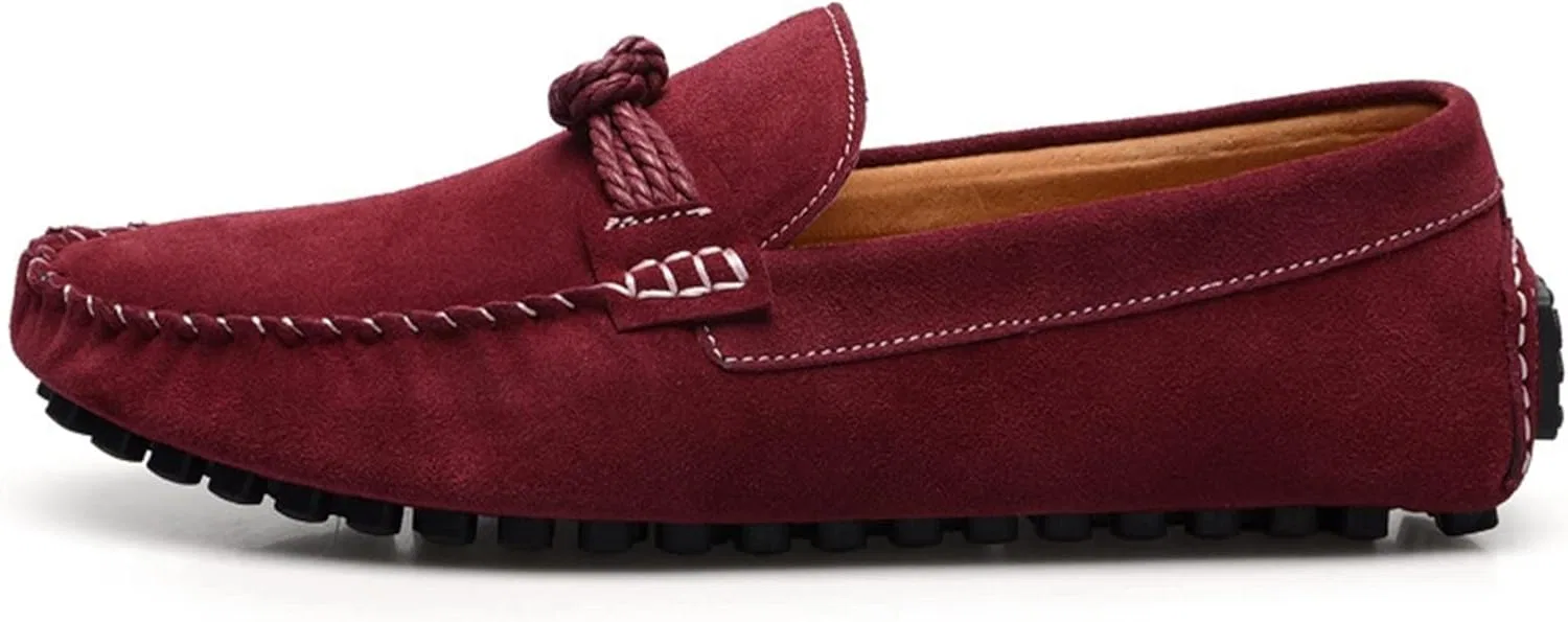 Лоферы мужские slip-resistant, Wine Red