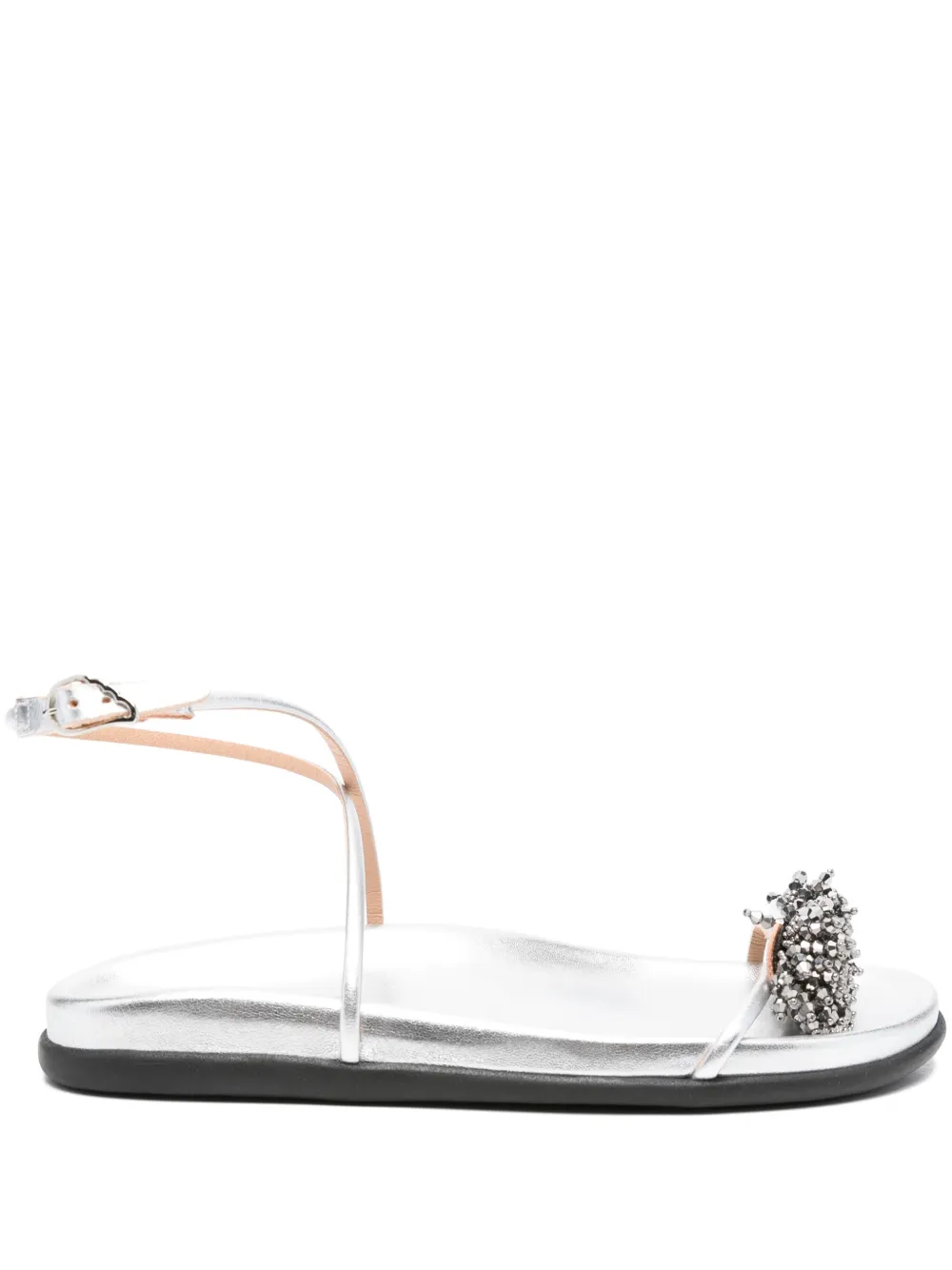 Декорированные сандалии Ancient Greek Sandals, серебяный