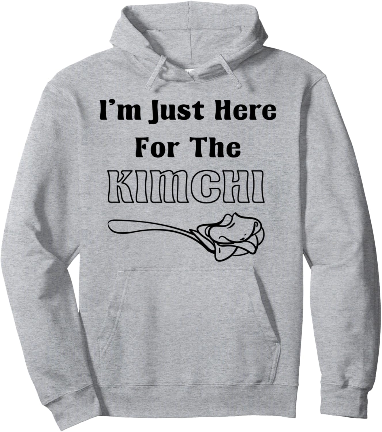 

Корейская еда, острая еда, любитель кимчи, Корея, худи Kimchi Gifts, серый