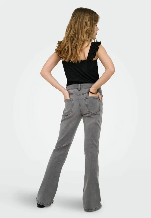 Джинсы расклешенного кроя kogblair mittlere taille flared jeans flared jeans Only Girls, Light Grey Denim — фото 3