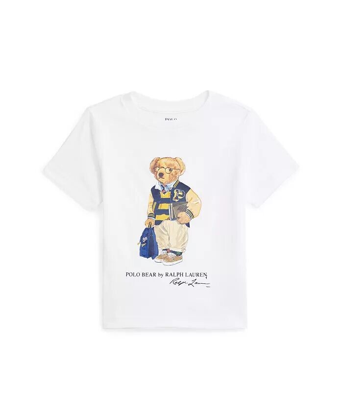 

Футболка Polo Bear из хлопкового джерси Polo Ralph Lauren, белый