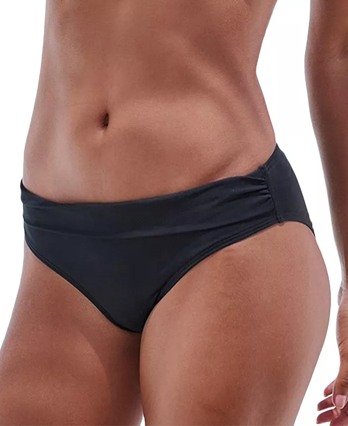 

Женский купальник бикини со складками LASCANA, черный