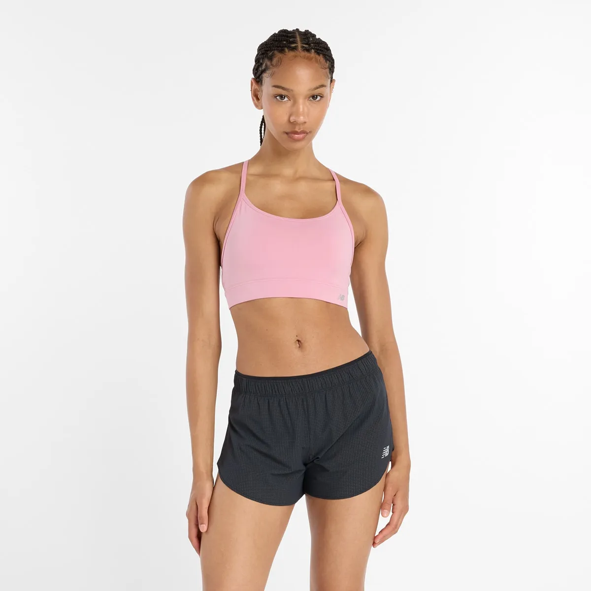 

Женский спортивный бюстгальтер NB Essential New Balance, розовый