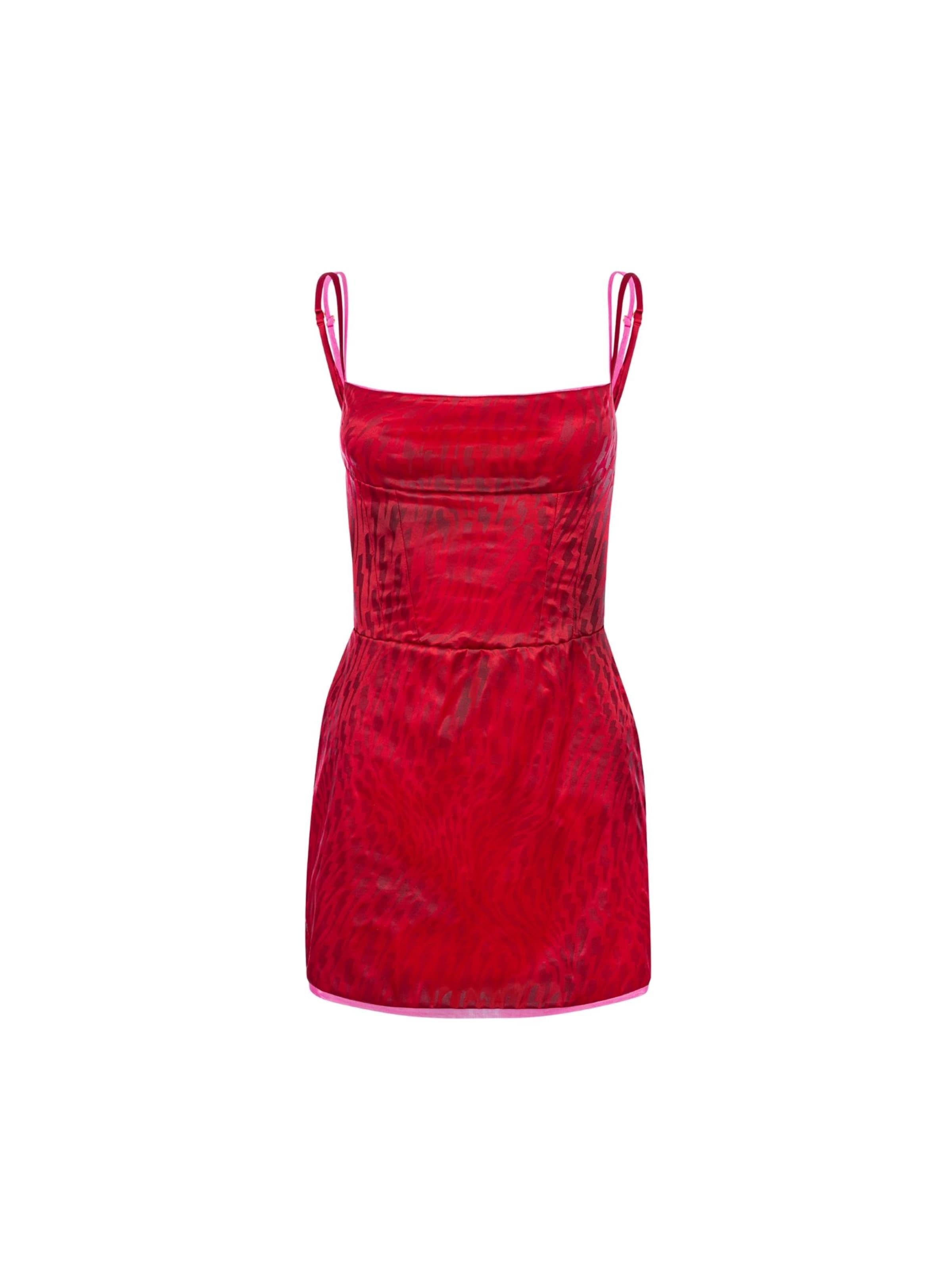 

EKCENTRIK Платье в вишневом красном