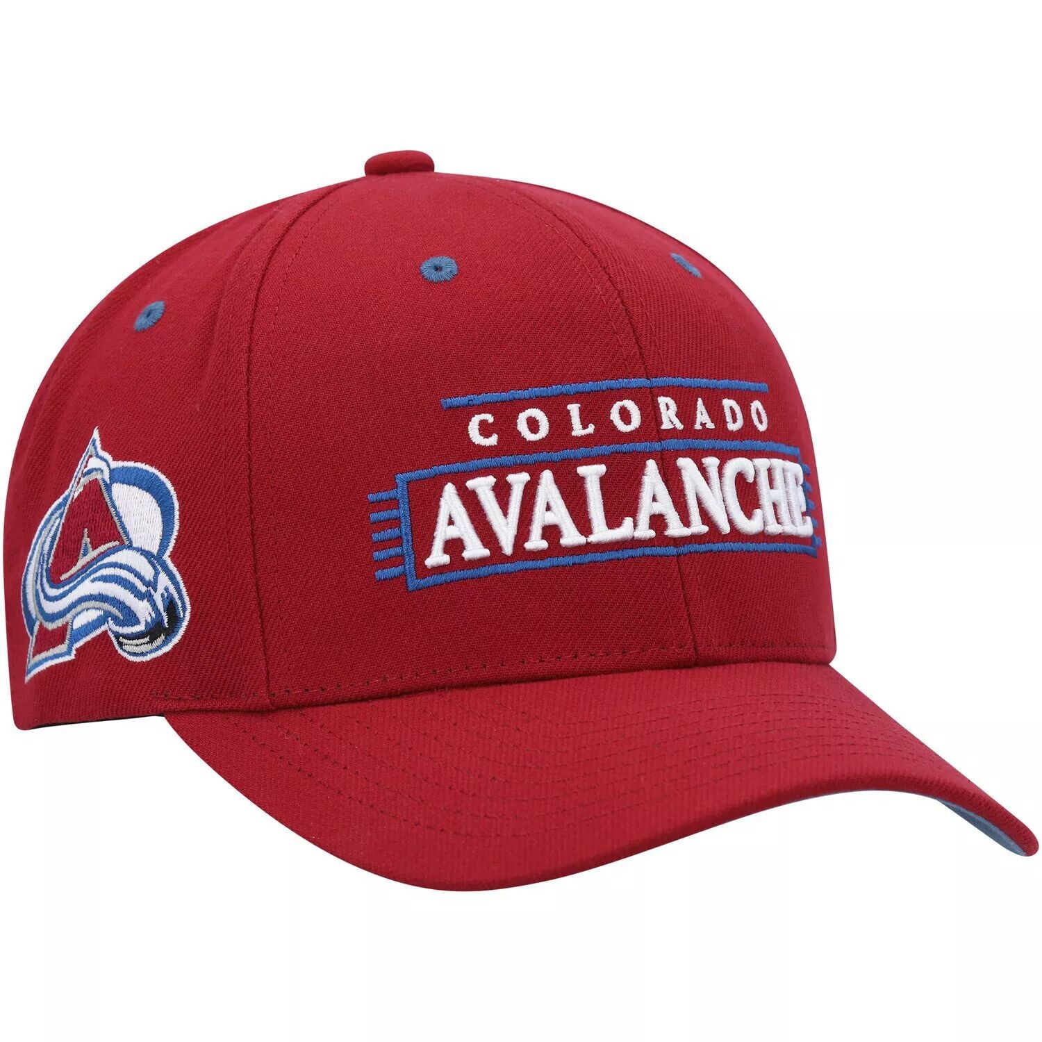 

Мужская кепка Mitchell & Ness Burgundy Colorado Avalanche LOFI Pro Snapback