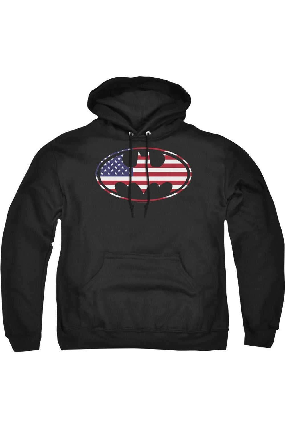 

Толстовка с капюшоном Batman American Flag Oval для взрослых Gildan, черный