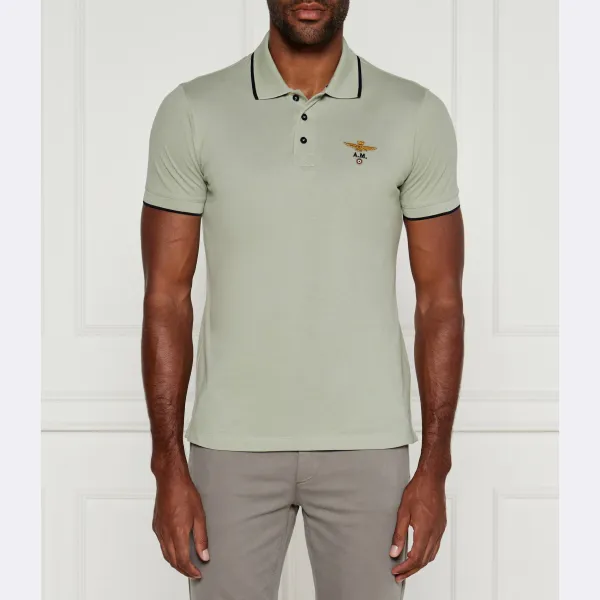 

Рубашка поло стандартного кроя Aeronautica Militare, зеленый