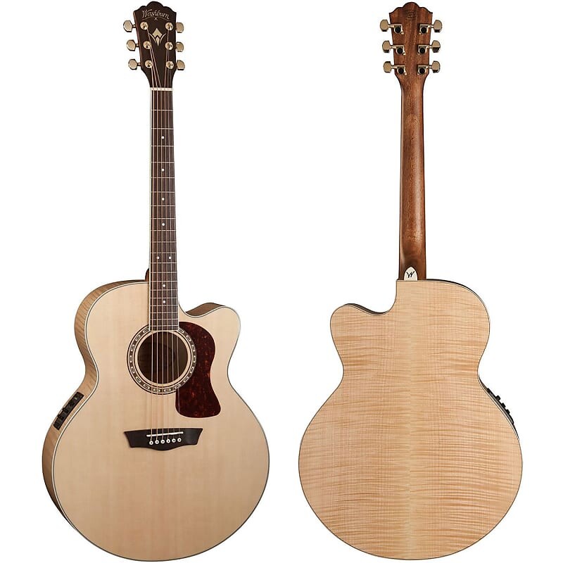 

Акустическая гитара Washburn HJ40SCE Heritage Series Jumbo Style Cutaway Spruce Top 6-String Acoustic-Electric Guitar