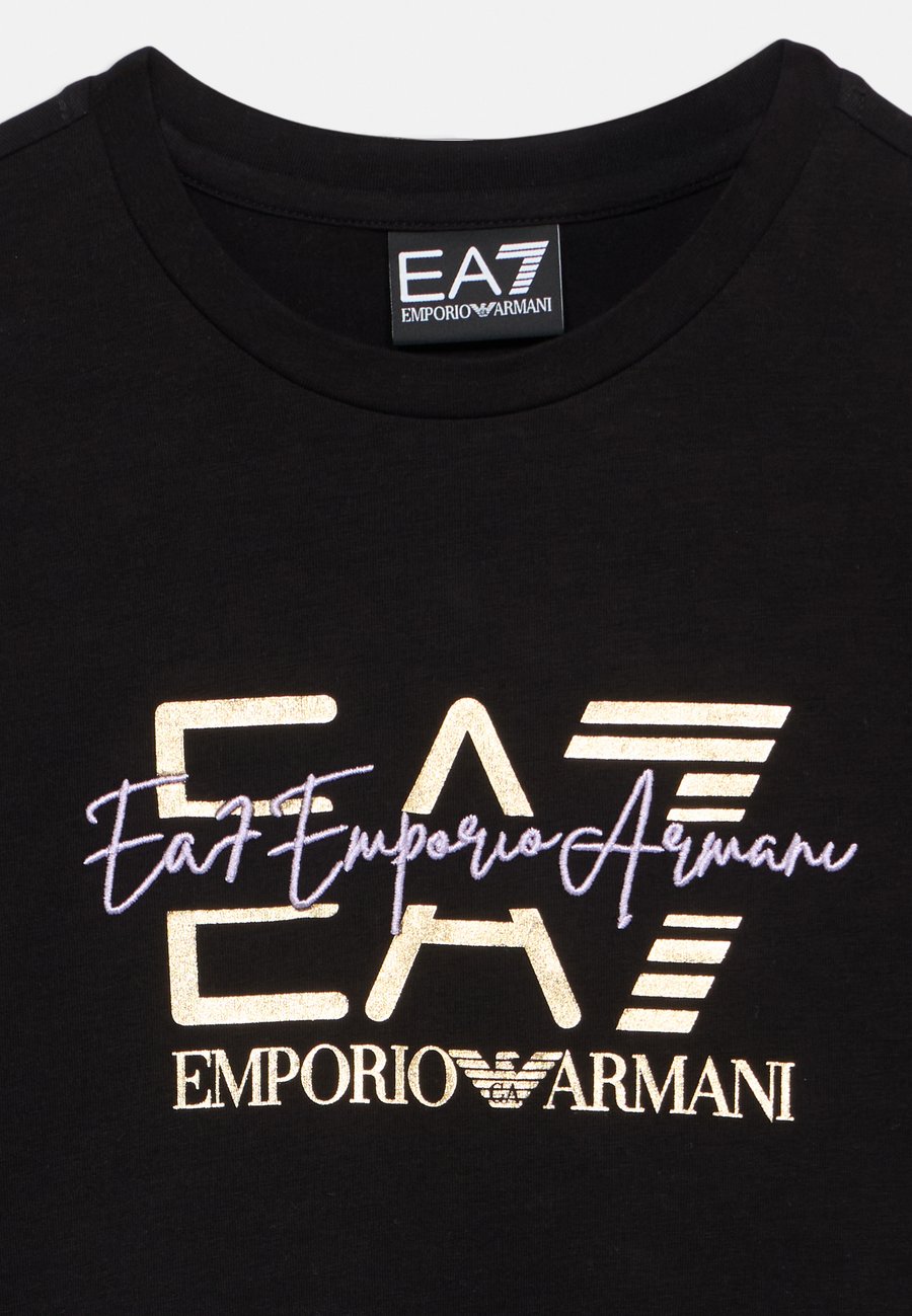 Футболка EA7 Emporio Armani Print T-shirt, Black — фото 3