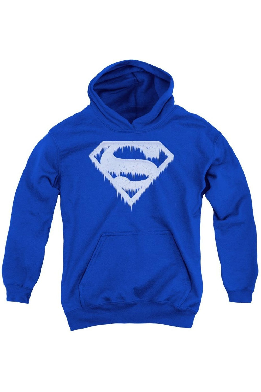 

Детская толстовка с капюшоном Superman Ice And Snow Shield Gildan, синий
