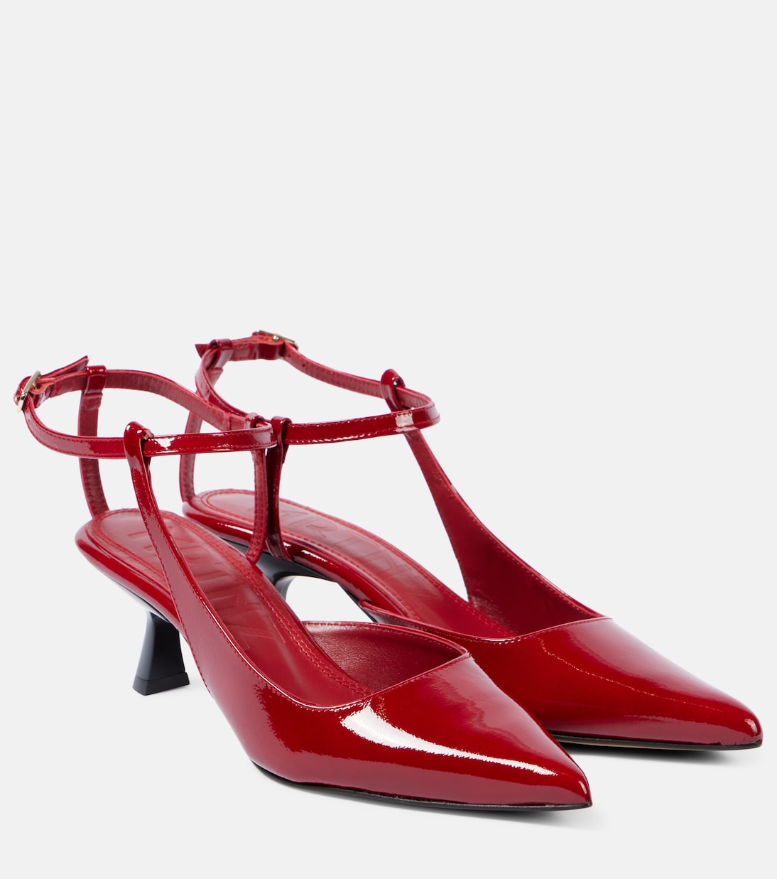 Туфли-лодочки Camelia из лакированной кожи Souliers Martinez, красный