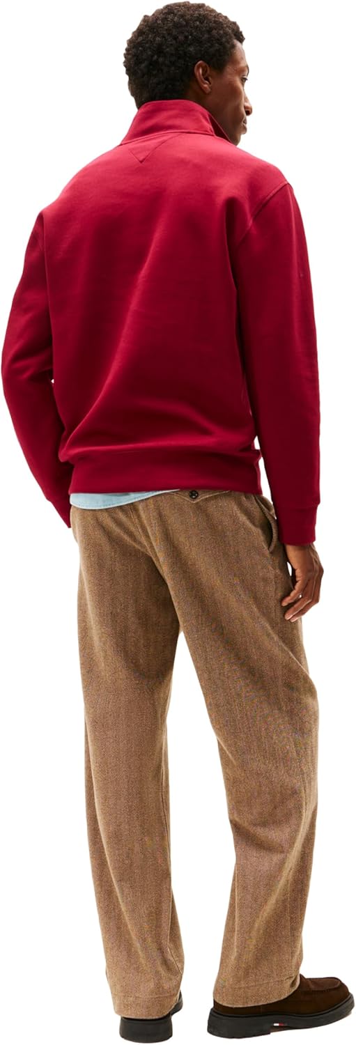 Толстовка Tommy Hilfiger Bill с застежкой-молнией 1/4, Rouge — фото 4