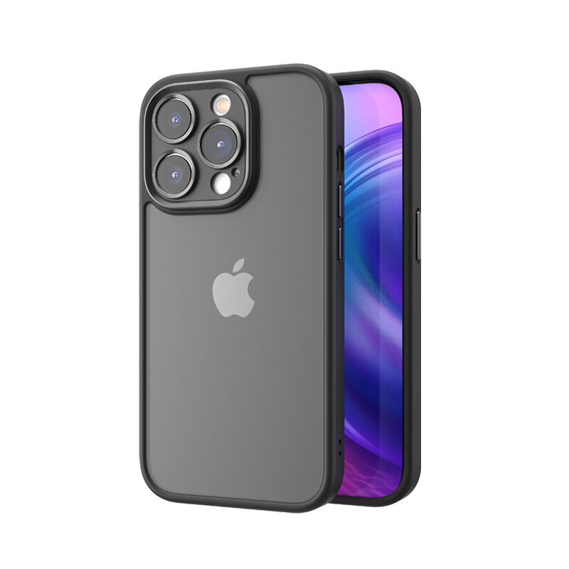 

РОК чехол для телефона ROCK, Black phone case + HD tempered film