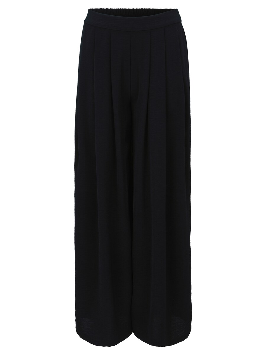 

Свободные брюки со складками спереди Cartoon, черный