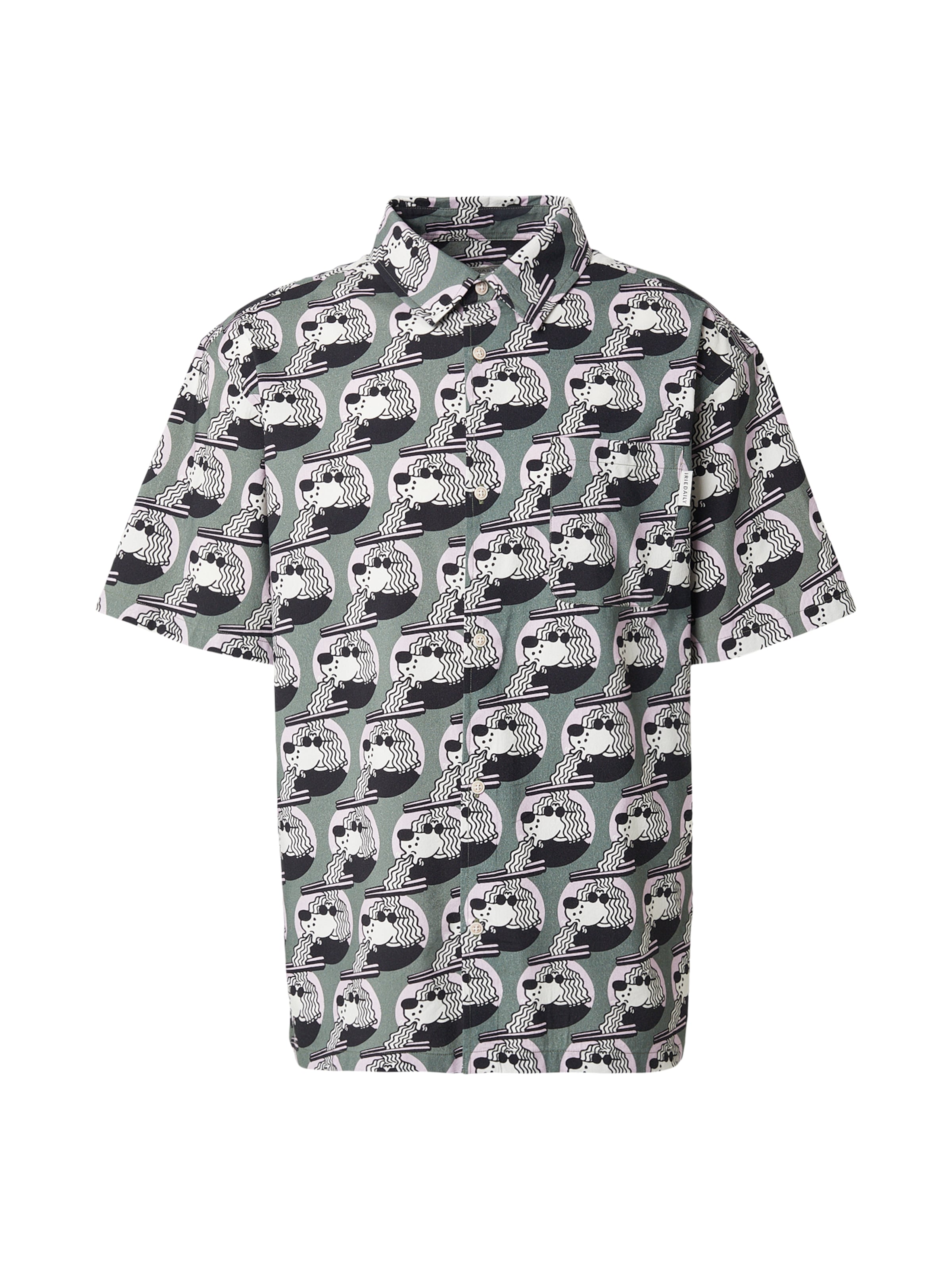 

Iriedaily Рубашка на пуговицах 'Resorio' комфортного кроя цвета хаки