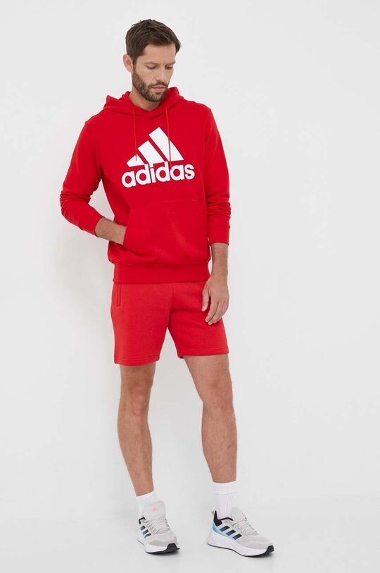 

Толстовка Adidas из хлопка adidas, красный