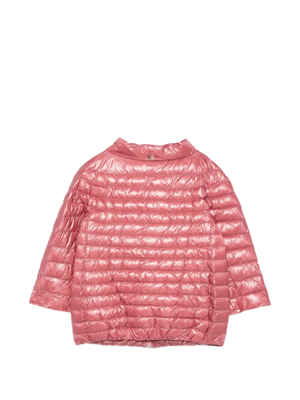 Стеганая куртка-бомбер Herno Kids, розовый — фото 2