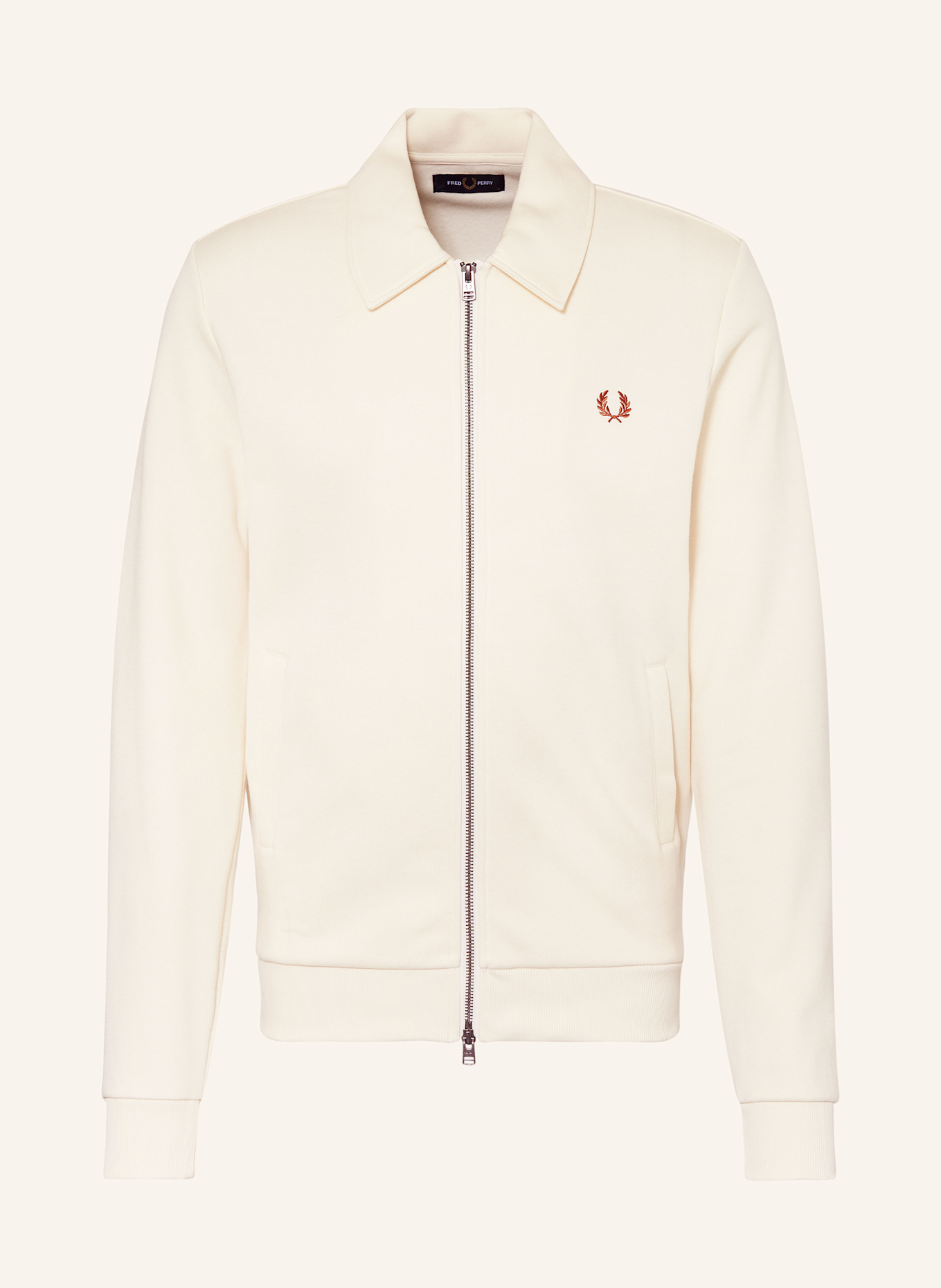 

Пиджак из пике Fred Perry, экрю