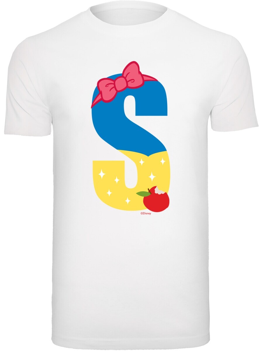 

Классическая футболка F4NT4STIC Shirt Disney Alphabet S Is For Snow, белый